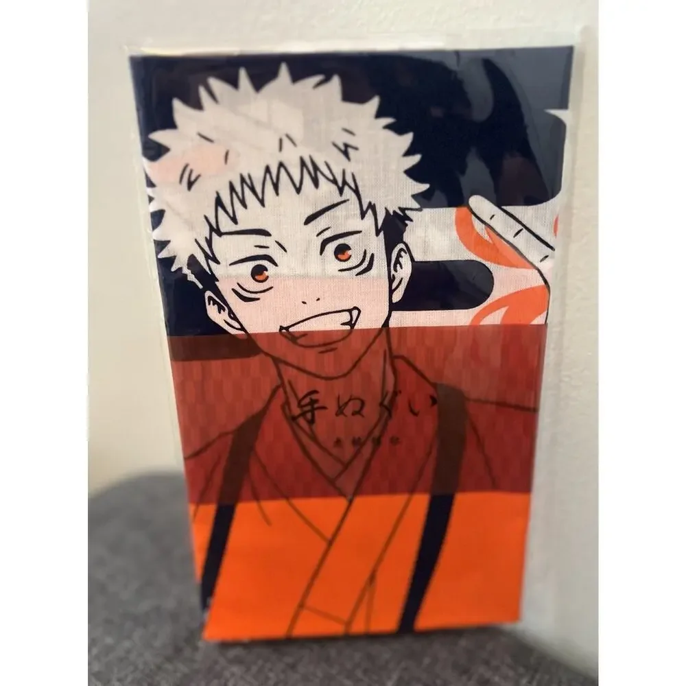 Jujutsu Kaisen Yuji Itadori Juju Tanbou Hand Towel Brand New US Seller